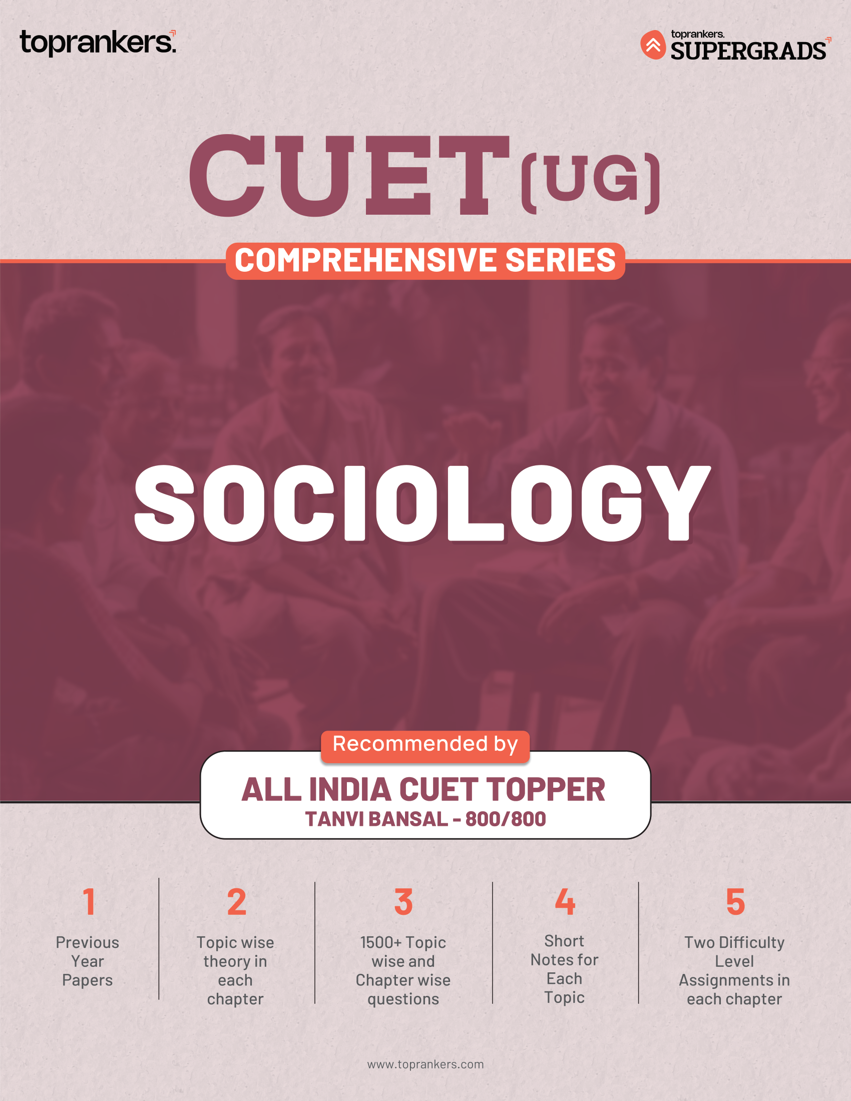 CUET Sociology Book 2026 By Supergrads