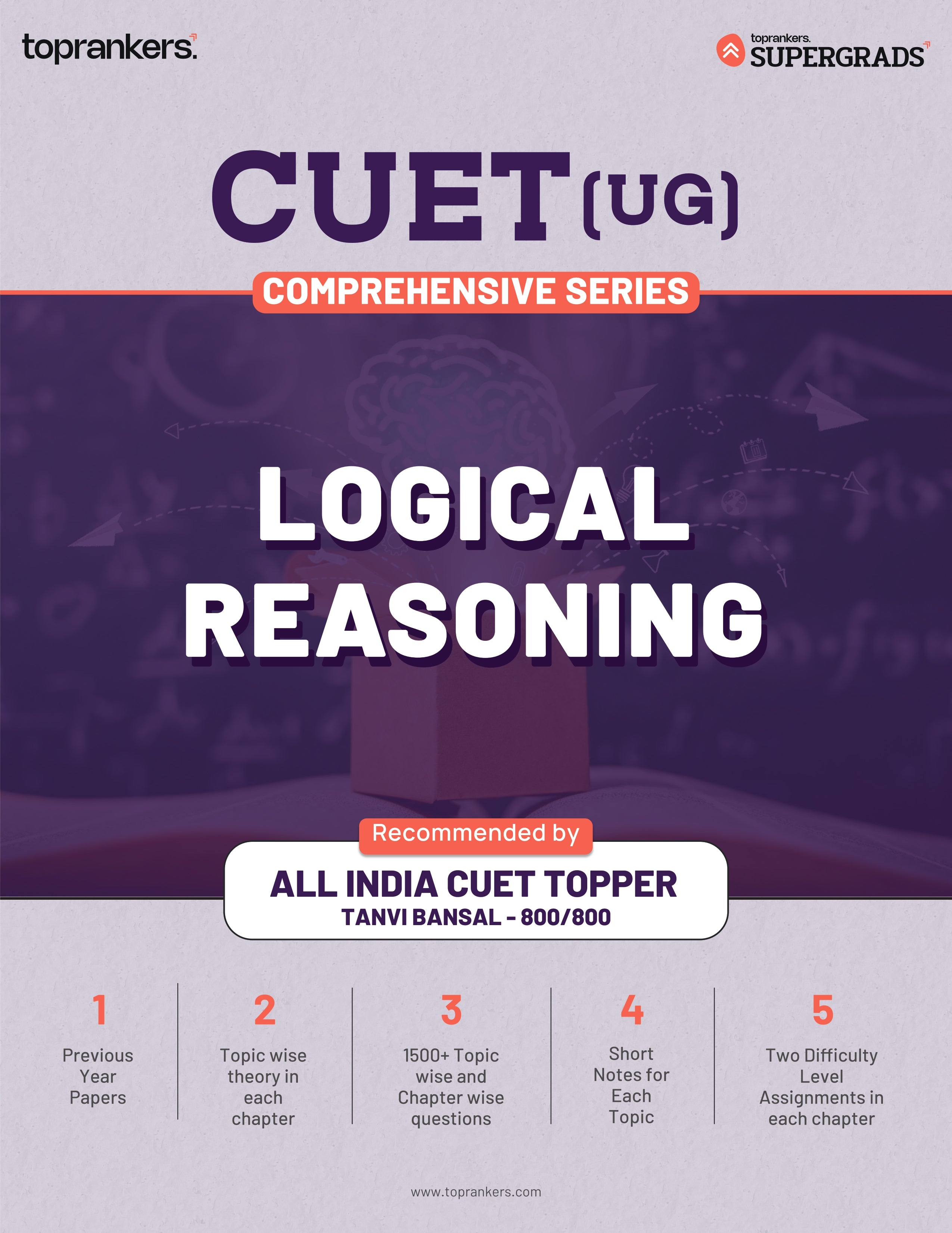 CUET Logical Reasoning Books 2026 By Supergrads