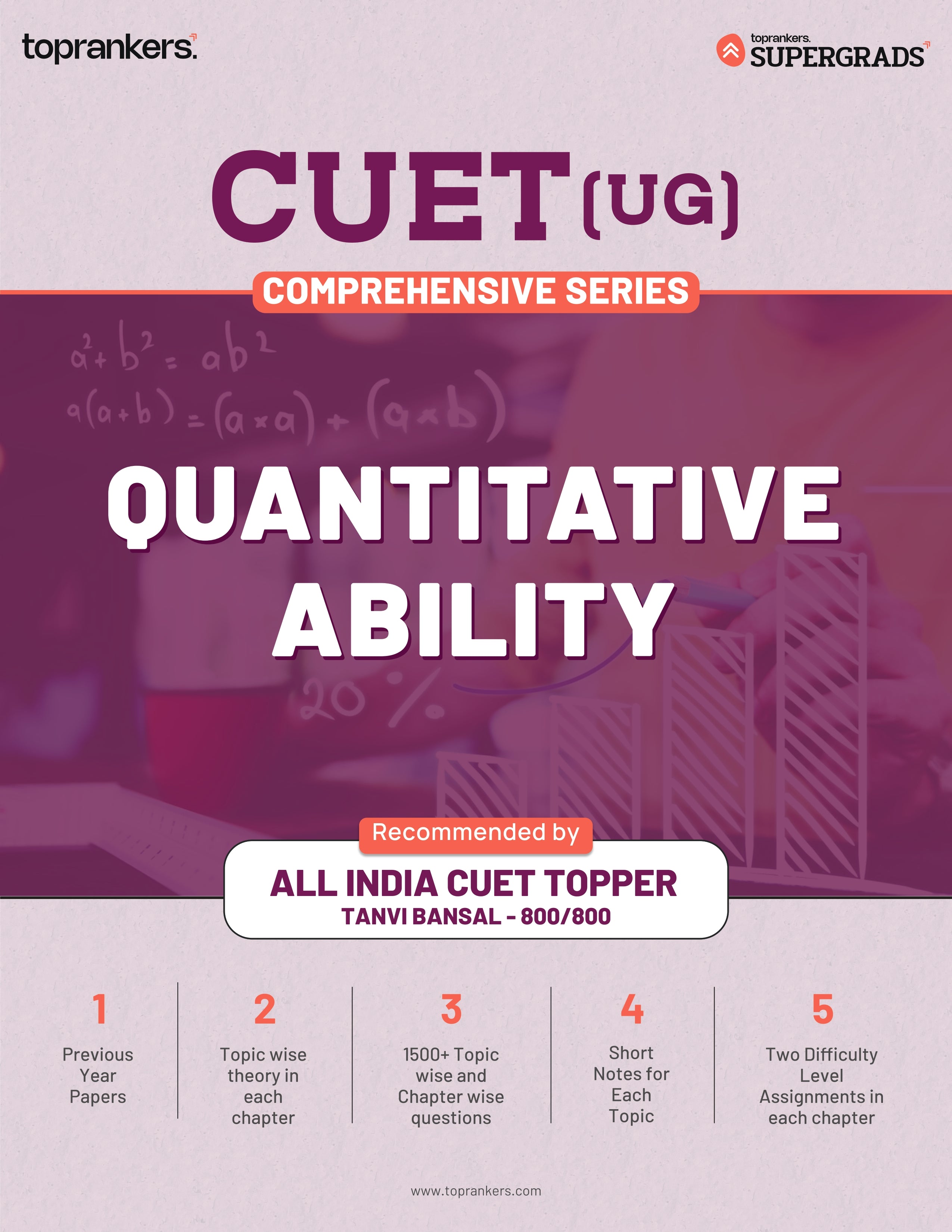 CUET Quantitative Ability Books 2026 By Supergrads