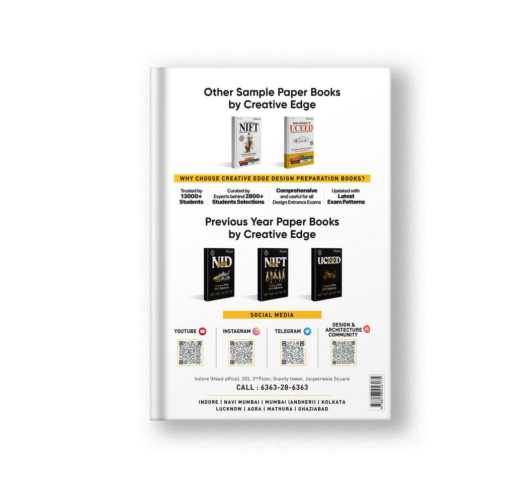 NID DAT & UCEED Past Year Papers | Access to Video Solutions for Drawing Questions