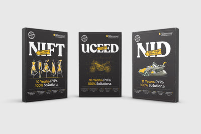NID, NIFT, and UCEED Past Year Papers (Solved) | Study Pack for Top Design Exams | By Creative Edge